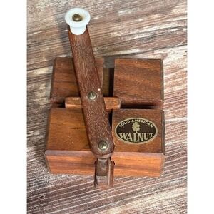 Treasures Limited Solid American Walnut Do Nothing Novelty Desk Toy